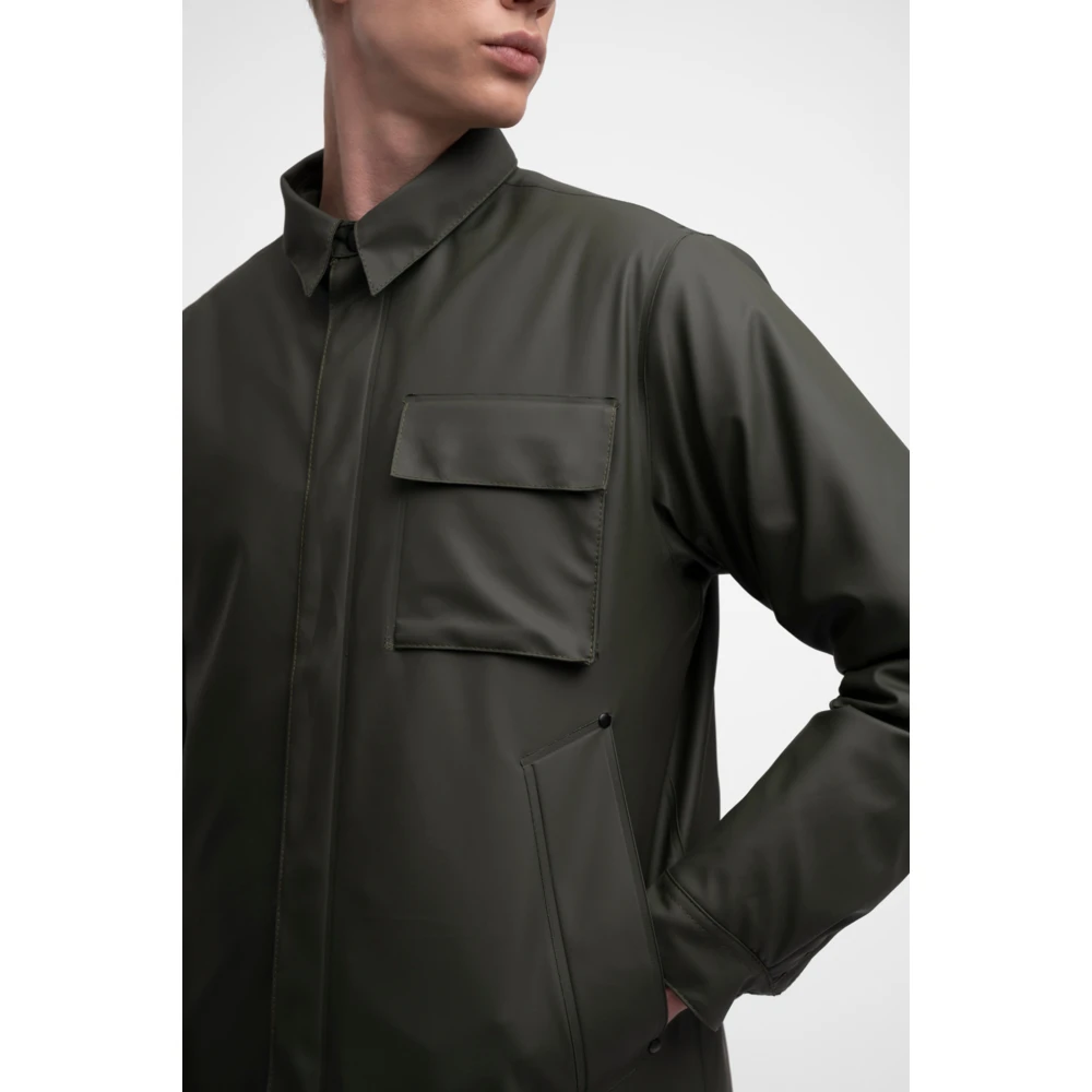 Stutterheim Waterdichte Winter Overshirt Jas Green Heren