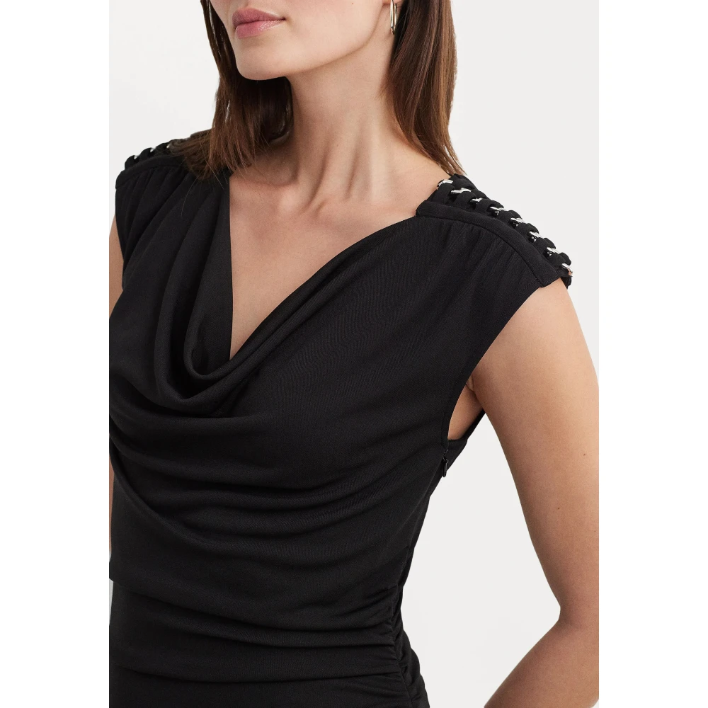 Ralph Lauren Midi Dresses Black Dames