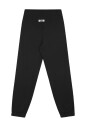 black-logo-print-sweatpants-elasticated-cuffs