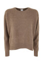 camel-crew-neck-sweater-with-side-slits