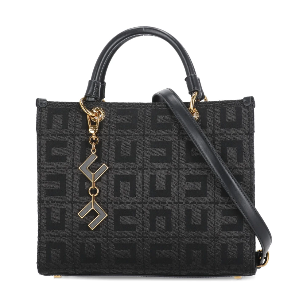 Elisabetta Franchi Stijlvolle Zwarte Winkelmand met Charms Black Dames