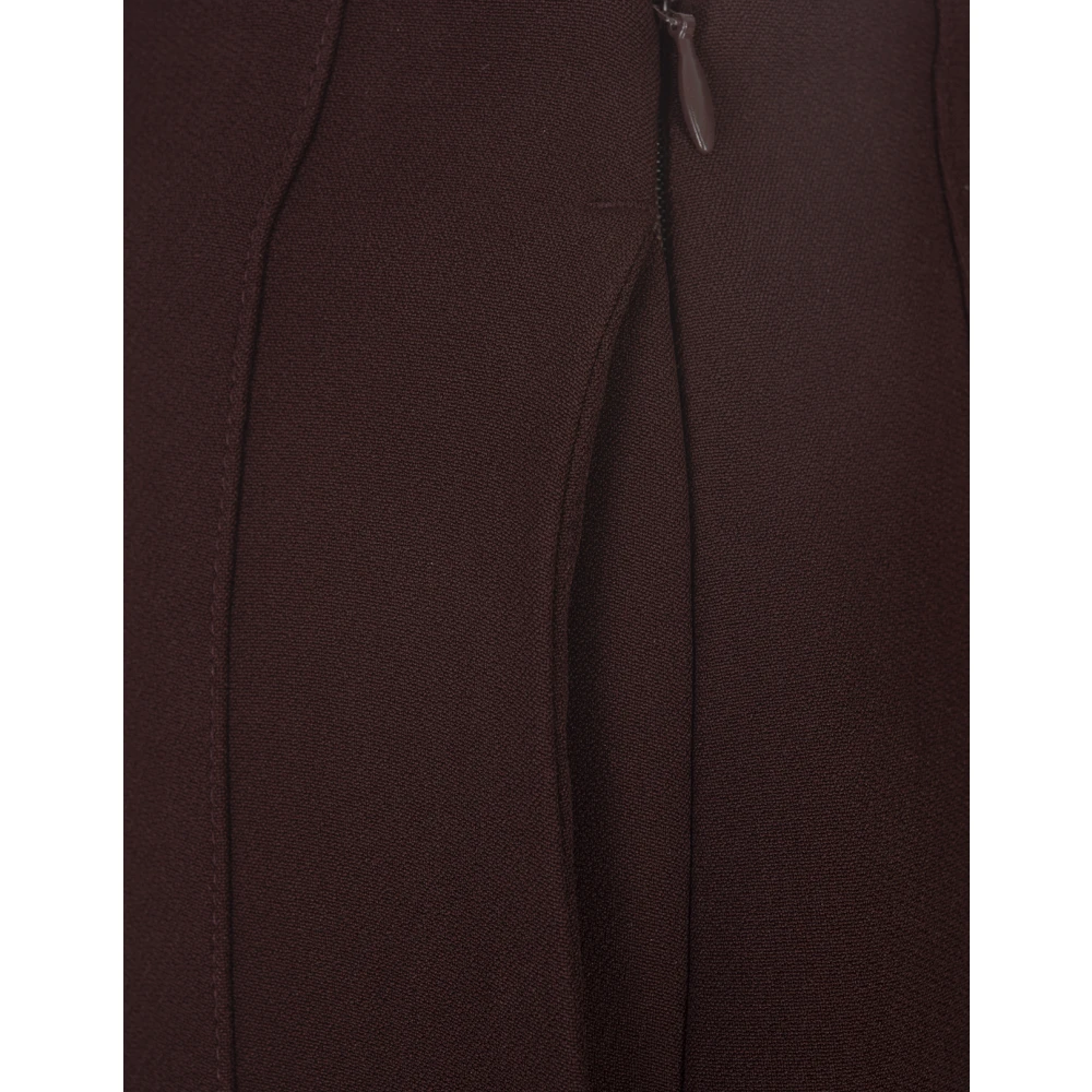 Ermanno Scervino Bruine Rok-Shorts in Viscosemix Brown Dames