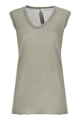 green-cotton-v-neck-sleeveless-top