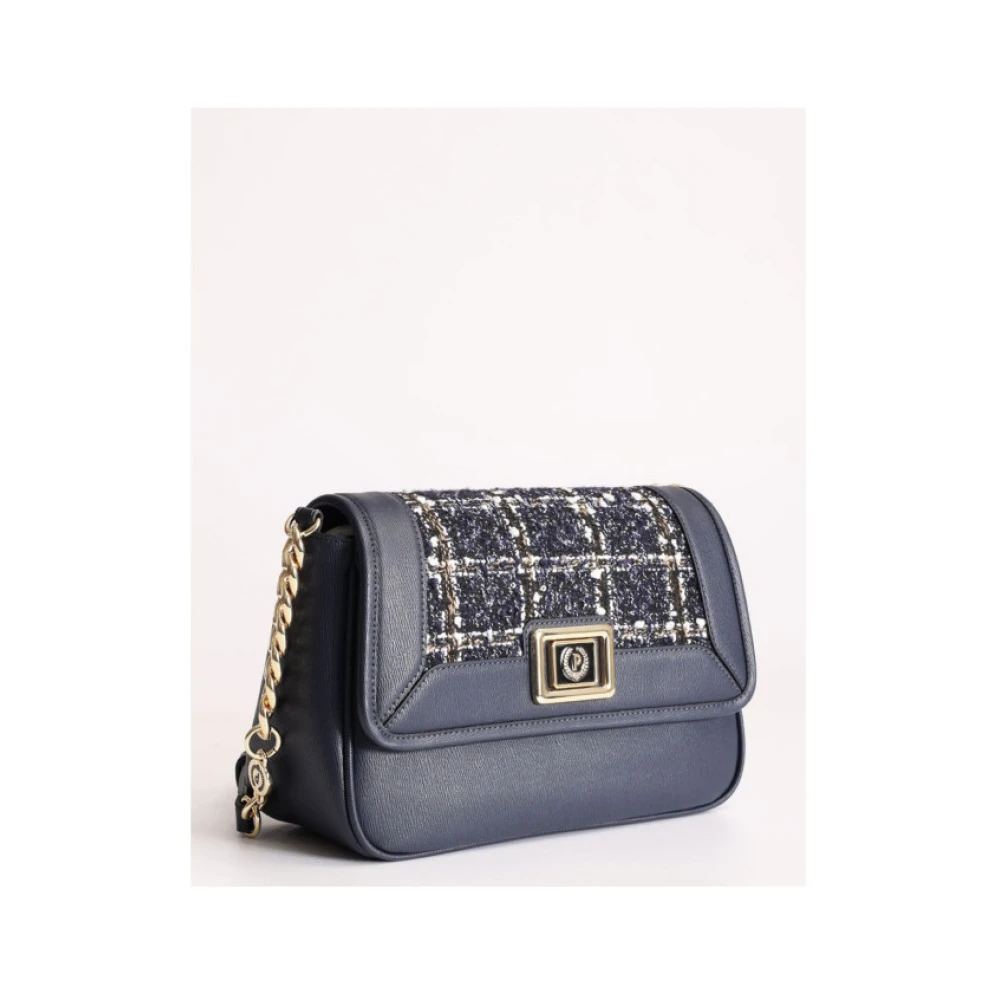 Pollini Grote Array Schoudertas Blue Dames