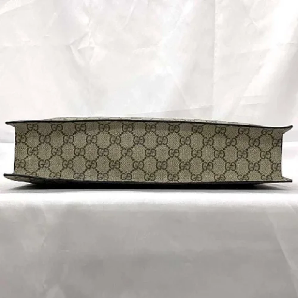 Gucci Vintage Pre-owned Fabric gucci-bags Beige Dames