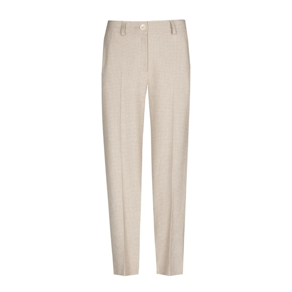 Marie Méro Beige 7 8 Broek met Zakken Beige Dames