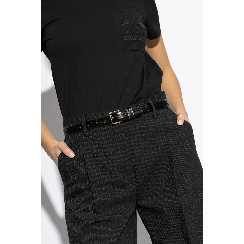 A.p.c. Leren riem Elsa Black Dames