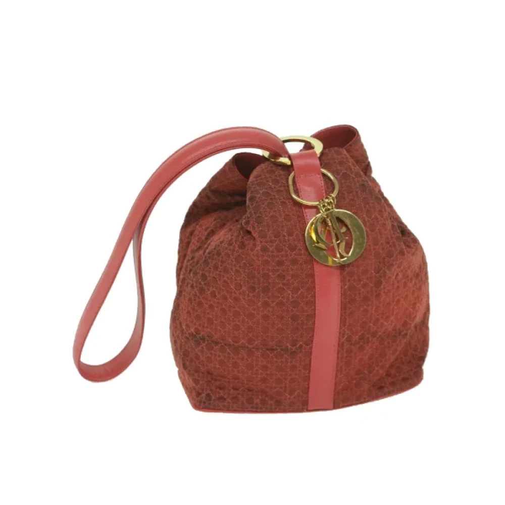 Dior Vintage Pre-owned Nylon dior-bags Red Dames