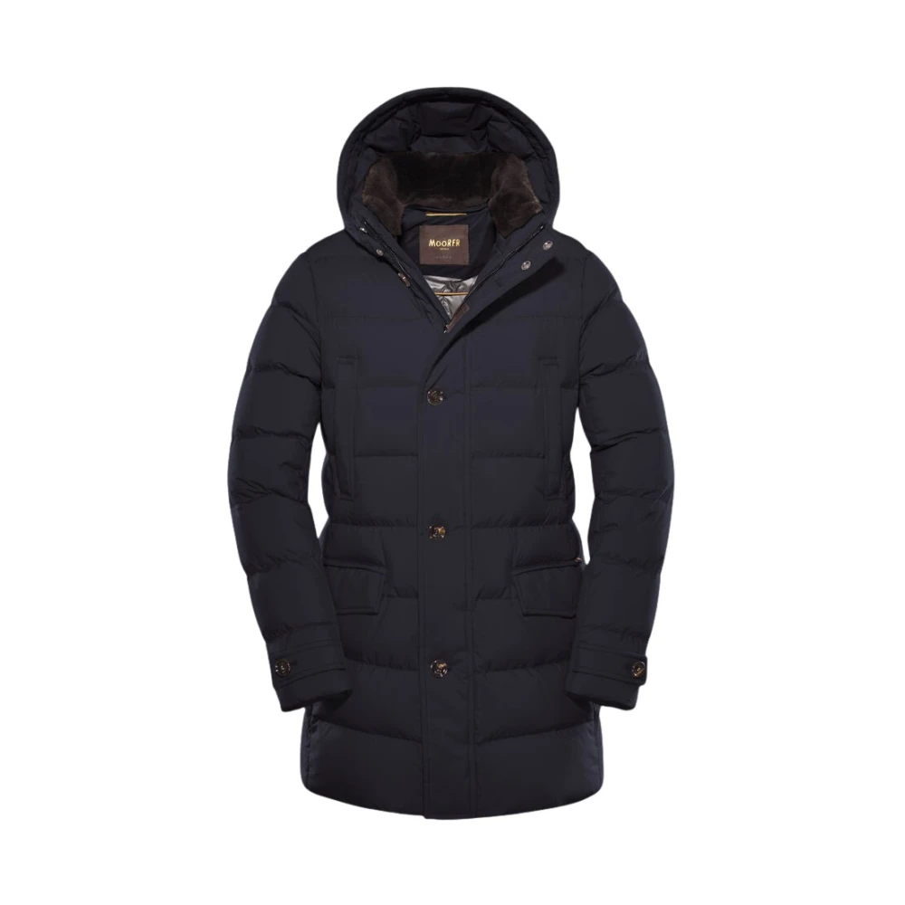Moorer Men's Blue Down Jackets, L, Saturno Stp Jacket