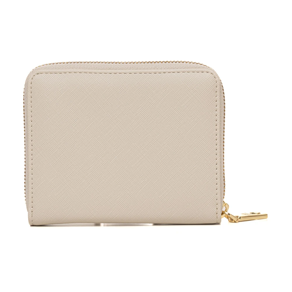 Love Moschino Stijlvolle Portemonnee met Meerdere Compartimenten Beige Dames