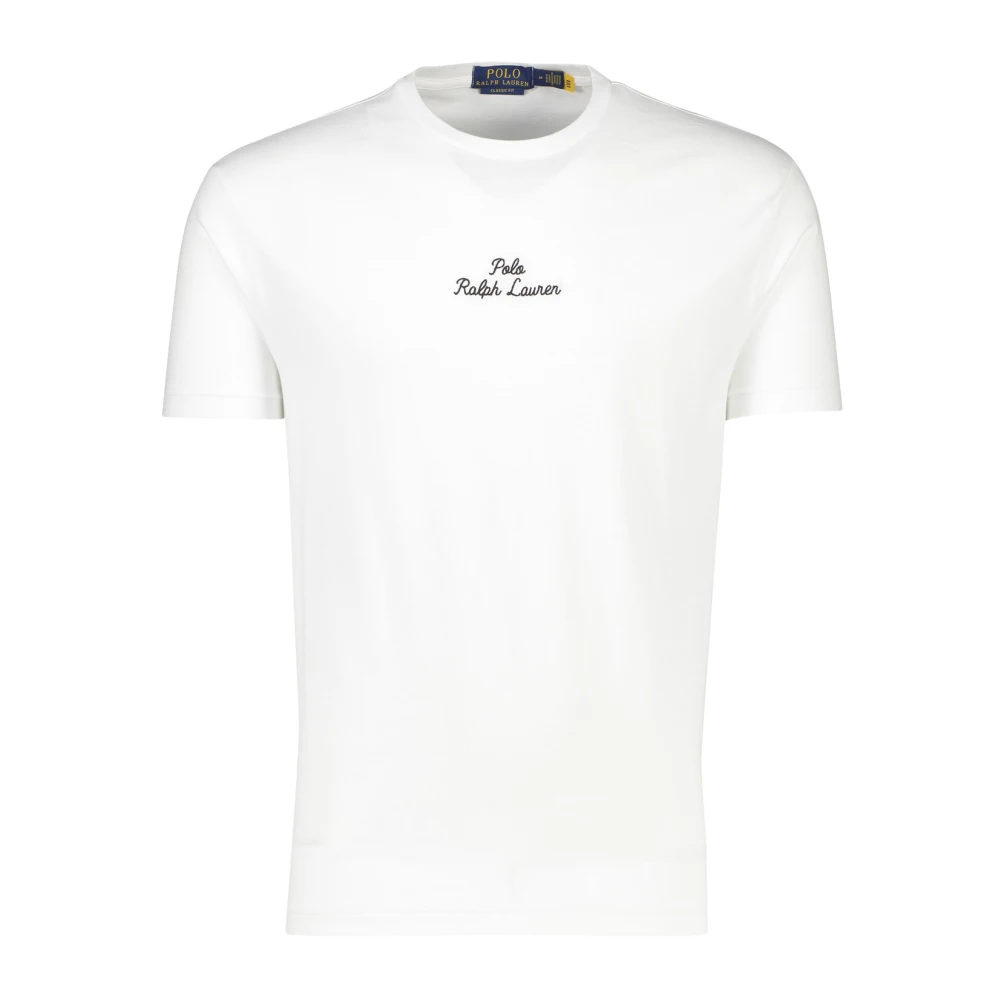 Ralph Lauren Klassieke Pasvorm Wit T-shirt White Heren