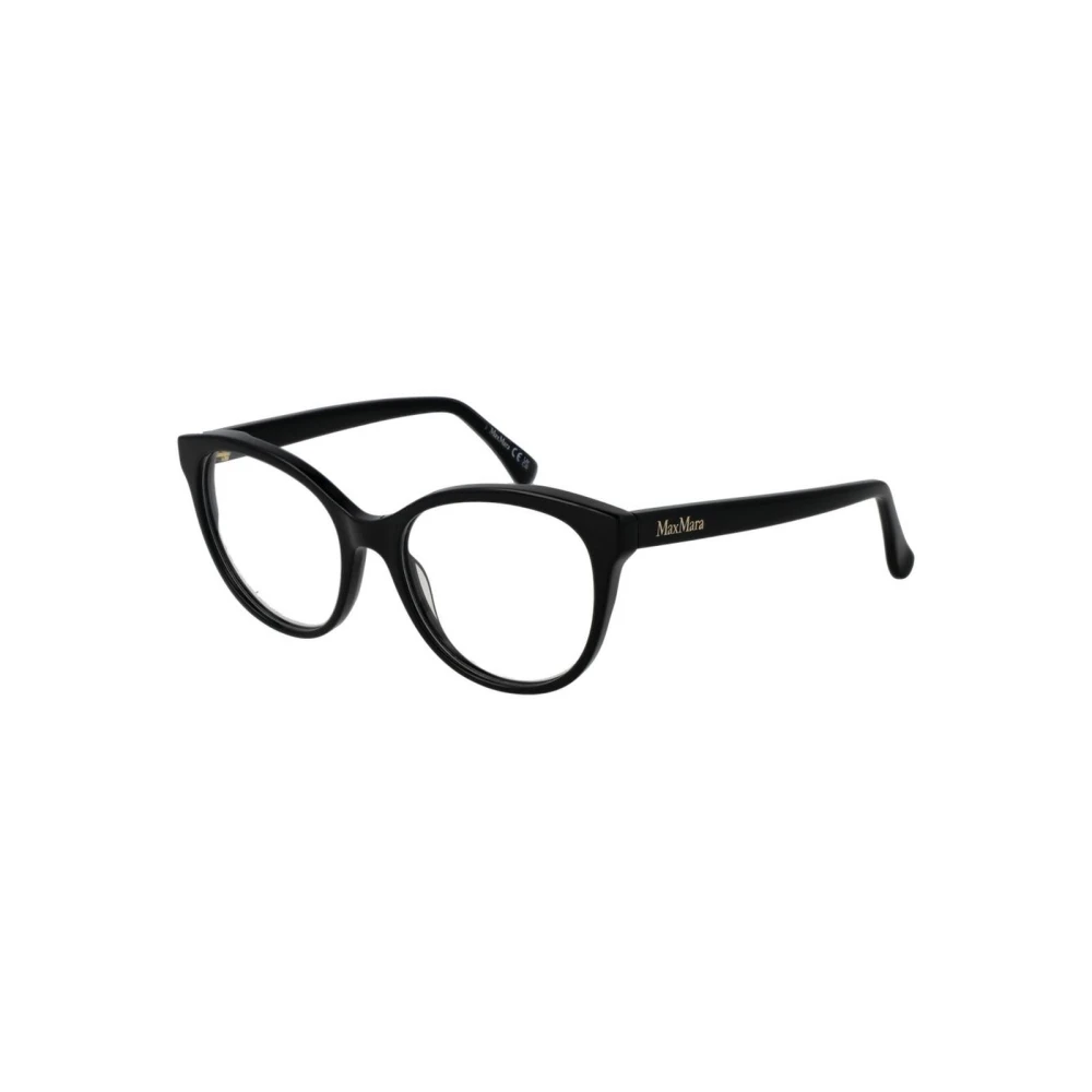 Max Mara Women's Black Glasses, One Size, Optical Frames Stylish Design