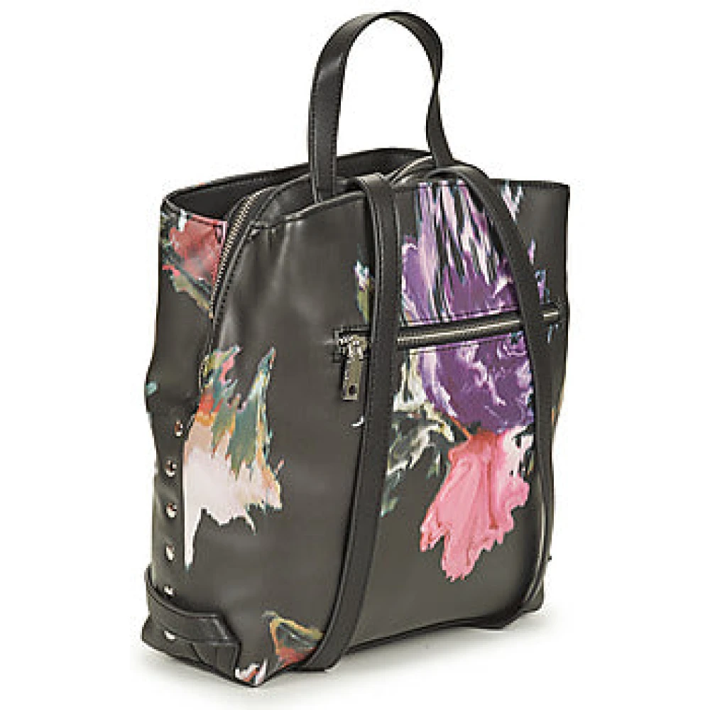 Desigual Damesrugzak Zwart Mini Spray Multicolor Dames