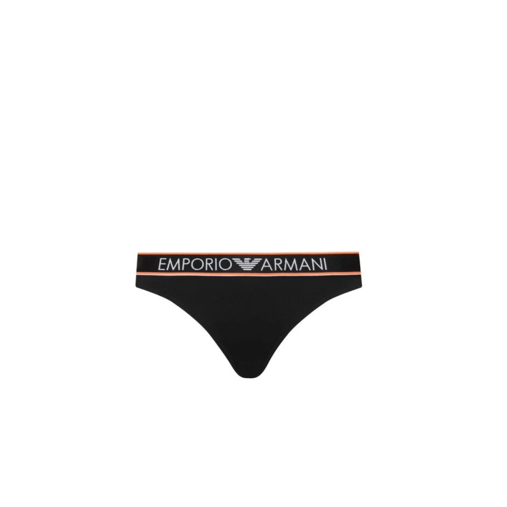 Emporio Armani Vrouw Zwart Ondergoed Dames, L, E Briefs Stijlvol Ondergoed