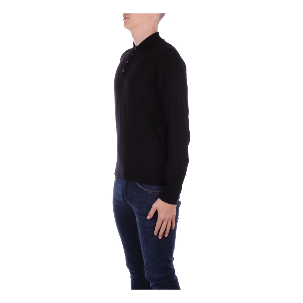 Alpha Studio Zwarte T-shirts en Polos met Logo Black Heren