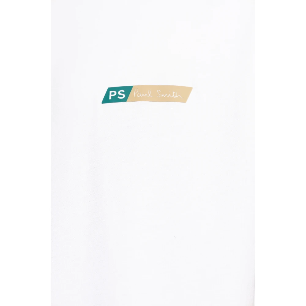 PS By Paul Smith T-shirt met bedrukt logo White Heren
