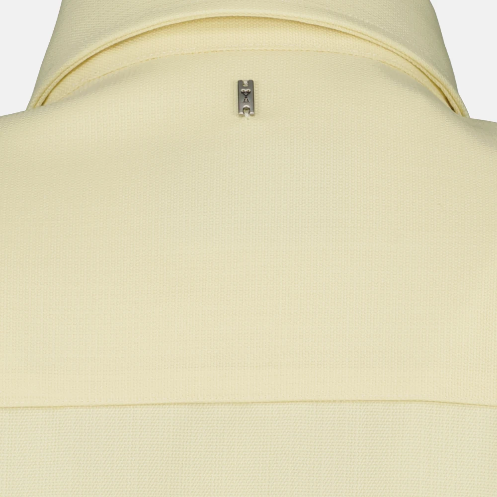 Ami Paris Pastelgele wollen overhemdjurk Yellow Dames