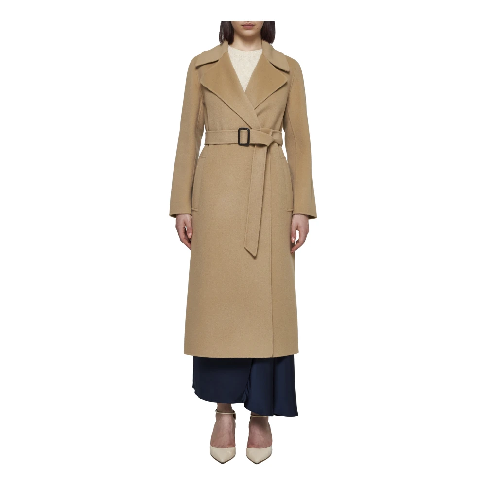 Max Mara Weekend Manu Beige wollen jas Beige Dames