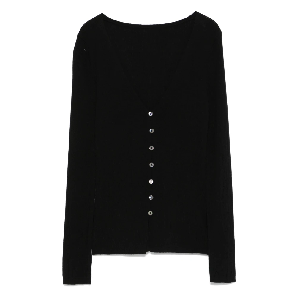 P.a.r.o.s.h. Zwarte Cardigan Trui Black Dames