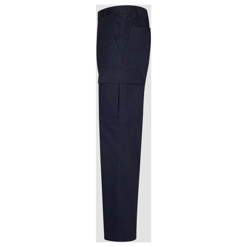 add Broek IN Katoen Stretch Blue Heren