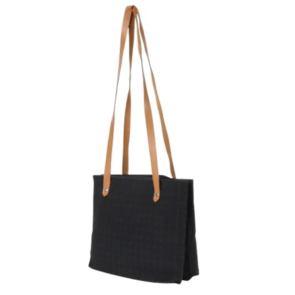 Hermès Vintage Pre-owned Canvas totes Black Dames