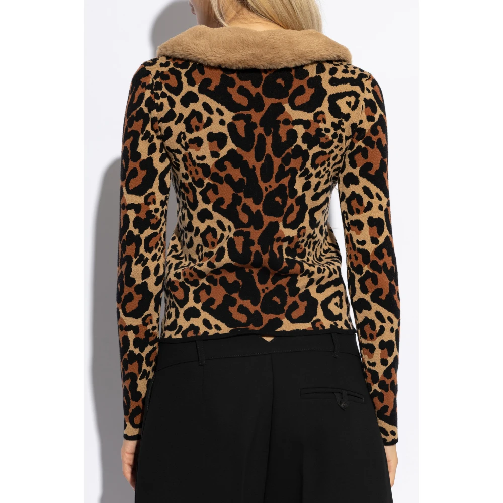 Blumarine Vest met dierenmotief Brown Dames