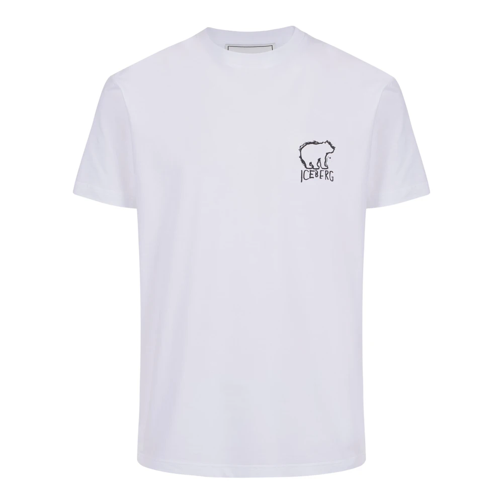 Iceberg - Tops > T-Shirts - White - Iceberg - Modalova