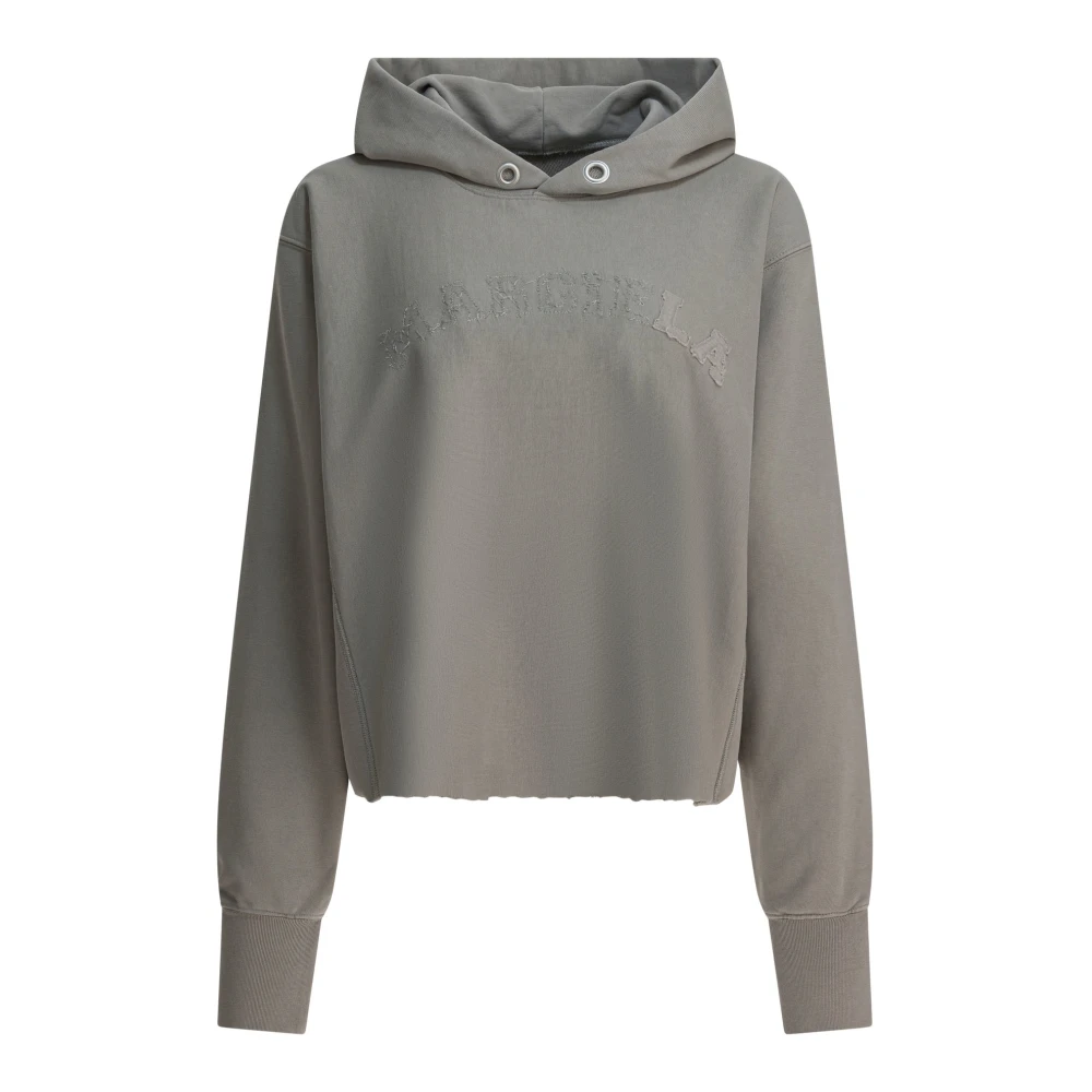 Maison Margiela Women's Gray Signature Sweatshirt - Hoodies - S - Sweatshirts & Hoodies