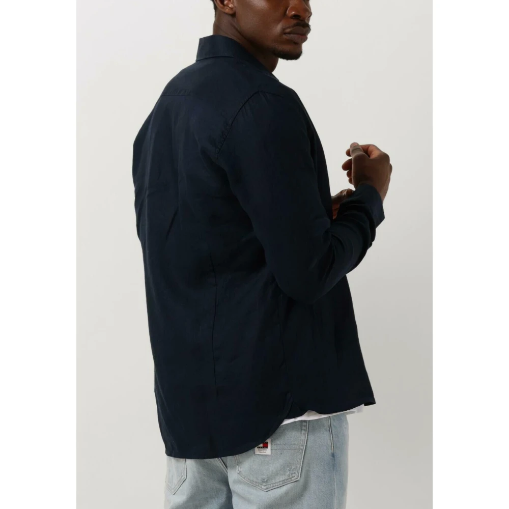 Dstrezzed Casual Donkerblauw Overhemd Blue Heren