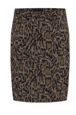 Leopardmönstrad Kjol - Ina Print