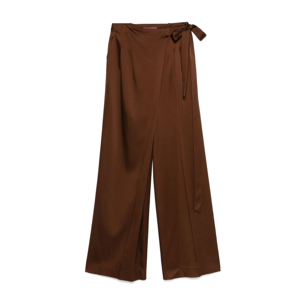 Ermanno Scervino Stijlvolle Broek met Uniek Ontwerp Brown Dames