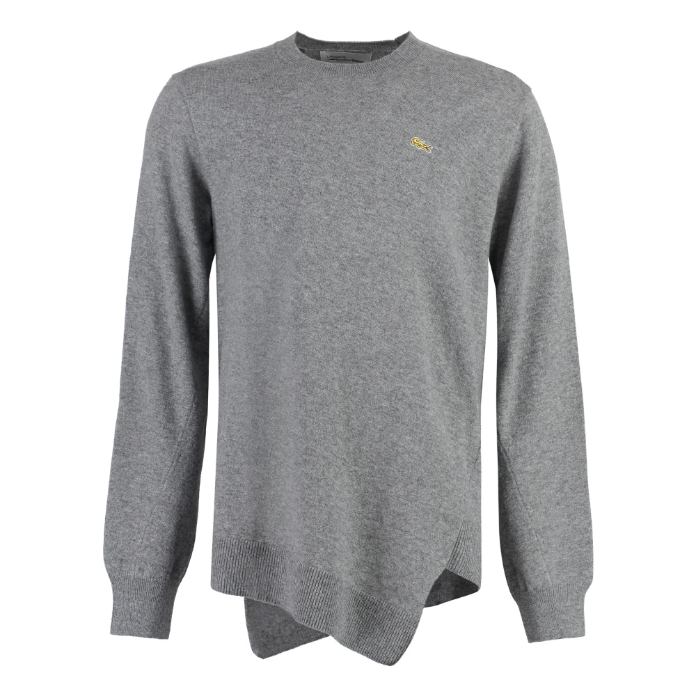 Comme des Garçons Lacoste x CdG Wollen Trui Gray Heren