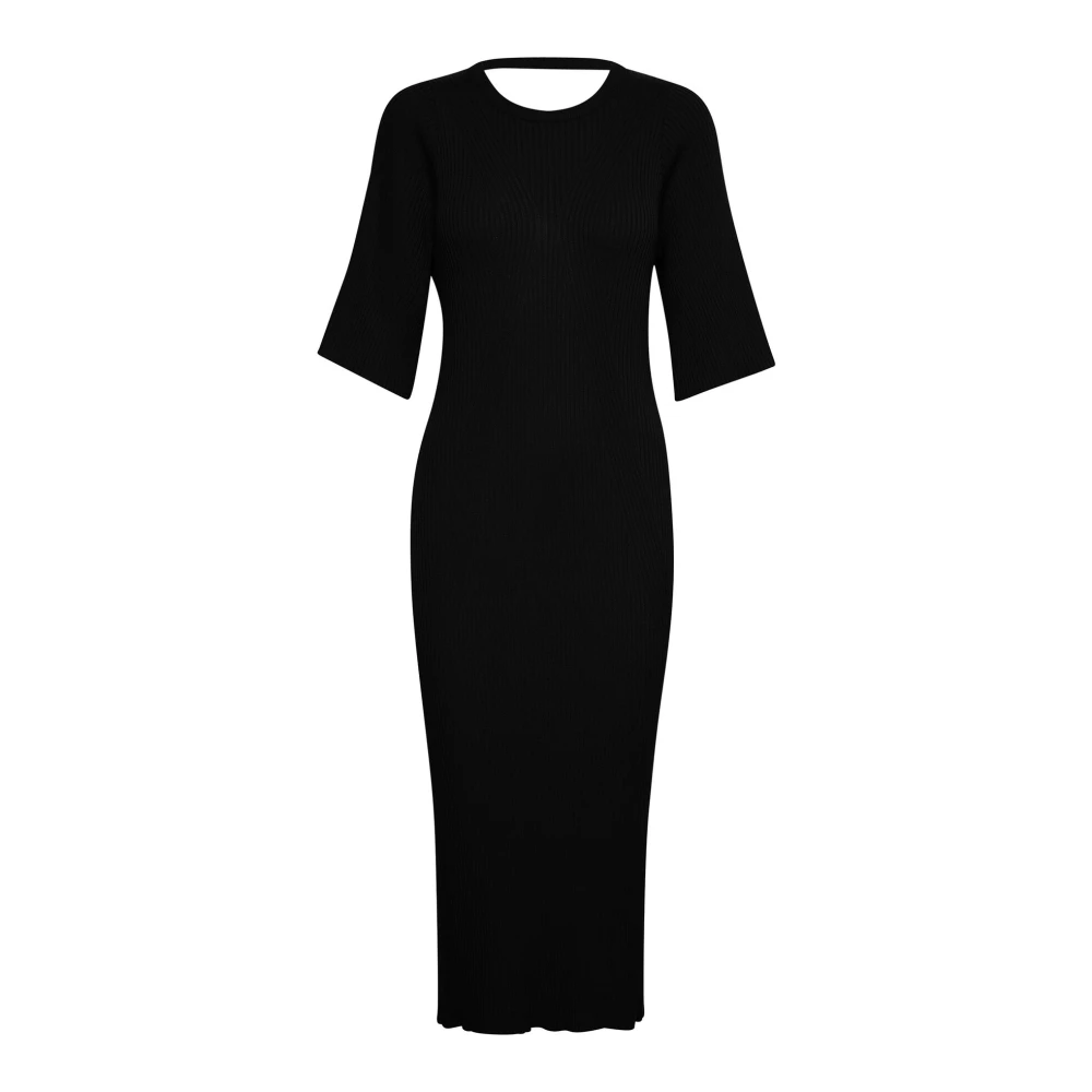 Saint Tropez Elegante Zwarte Hubertasz Jurk Black Dames