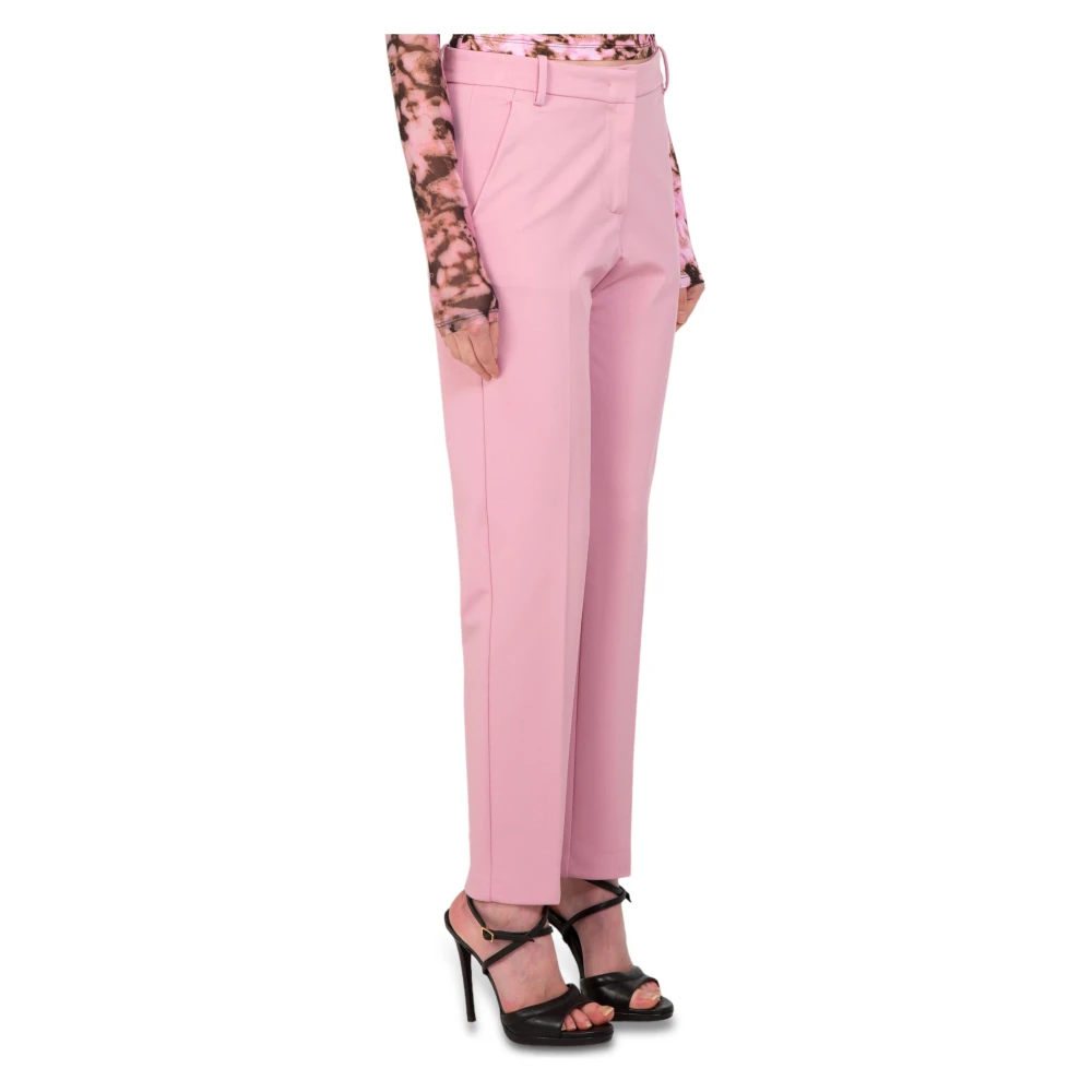 pinko Stijlvolle Cigarettebroek Pink Dames