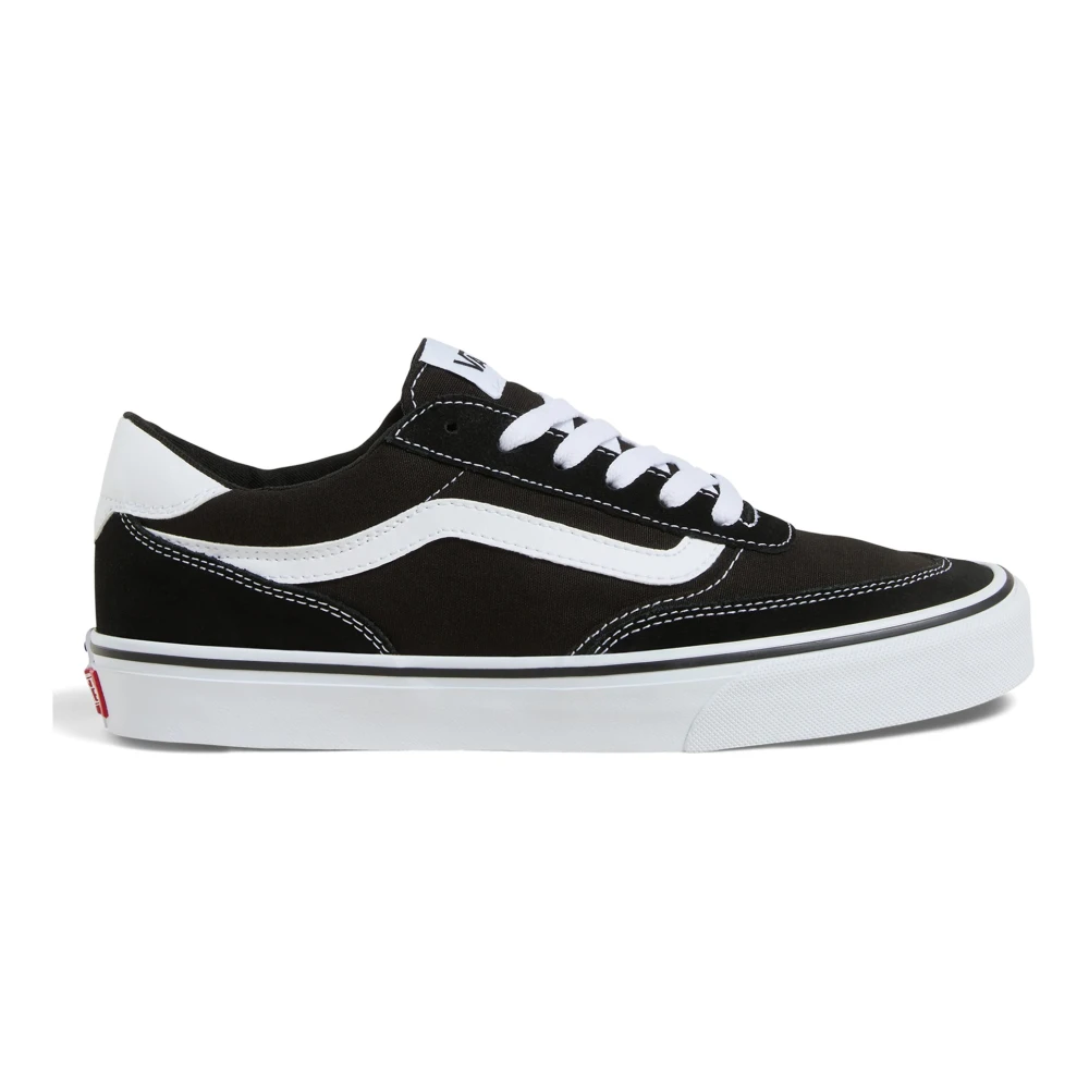 Vans Women's Black Sneakers, 10 Uk, Brooklyn Ls Sneaker