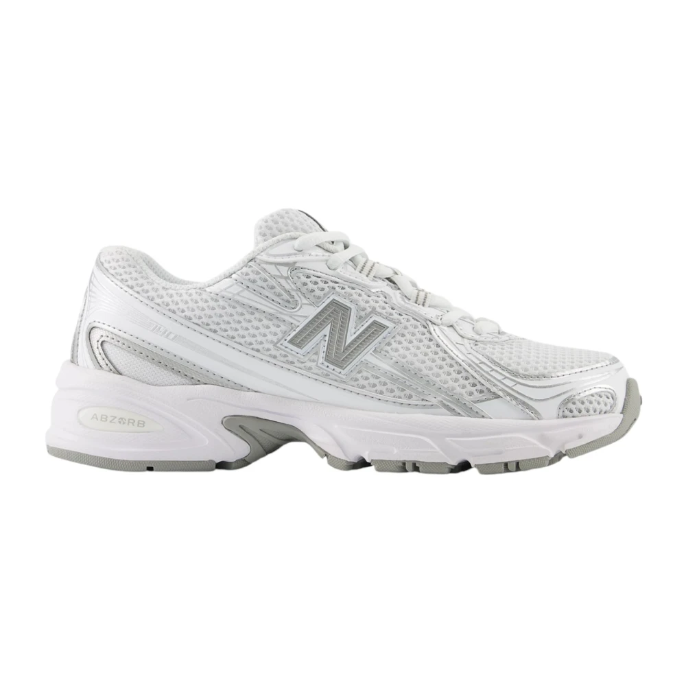 New Balance Men's Gray White Lifestyle Trainers For Kids - Sneakers - 5 Uk - Shoes