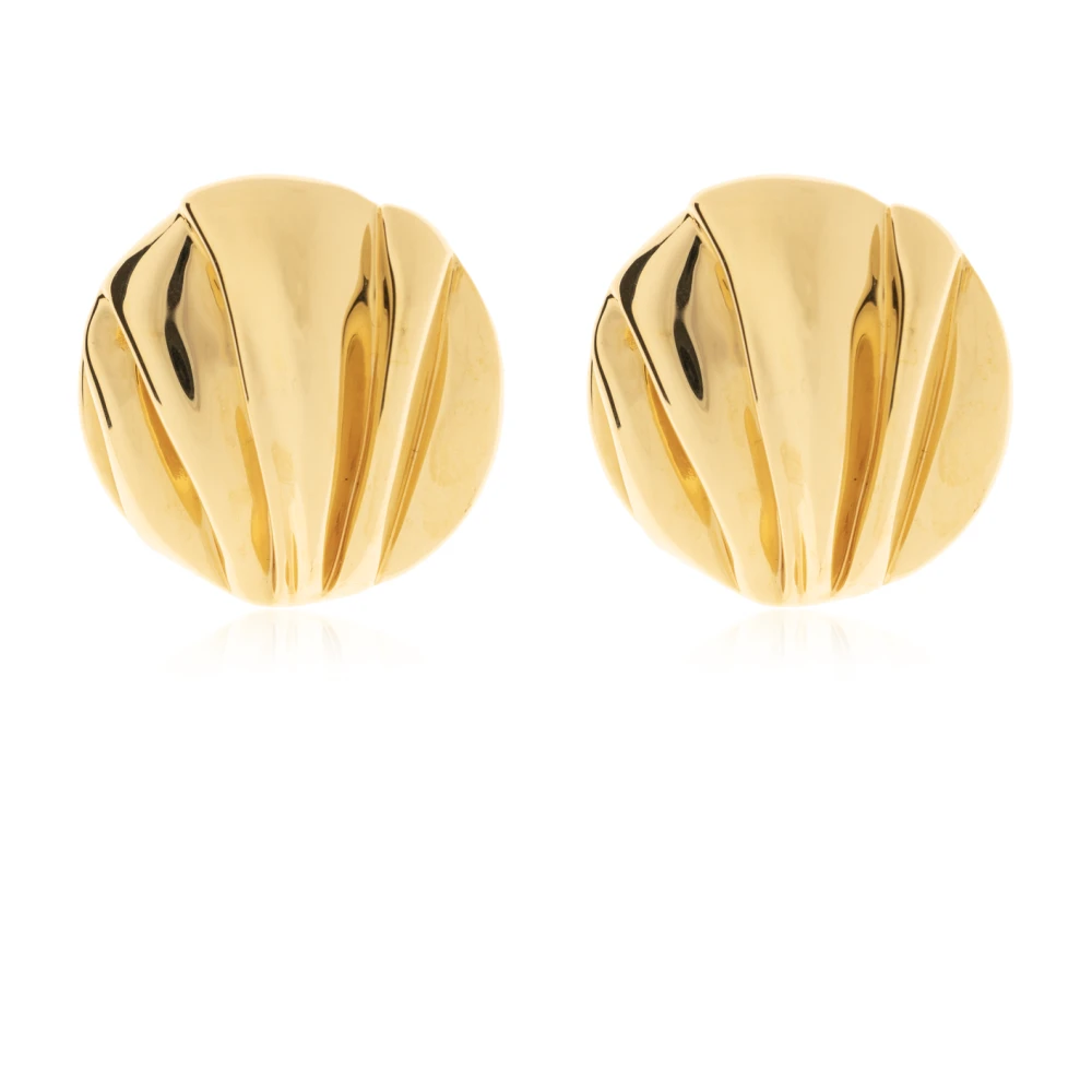 Chloé Laiton Gold-Tone Earrings - Woman Jewellery Gold One Size - Immagine 3