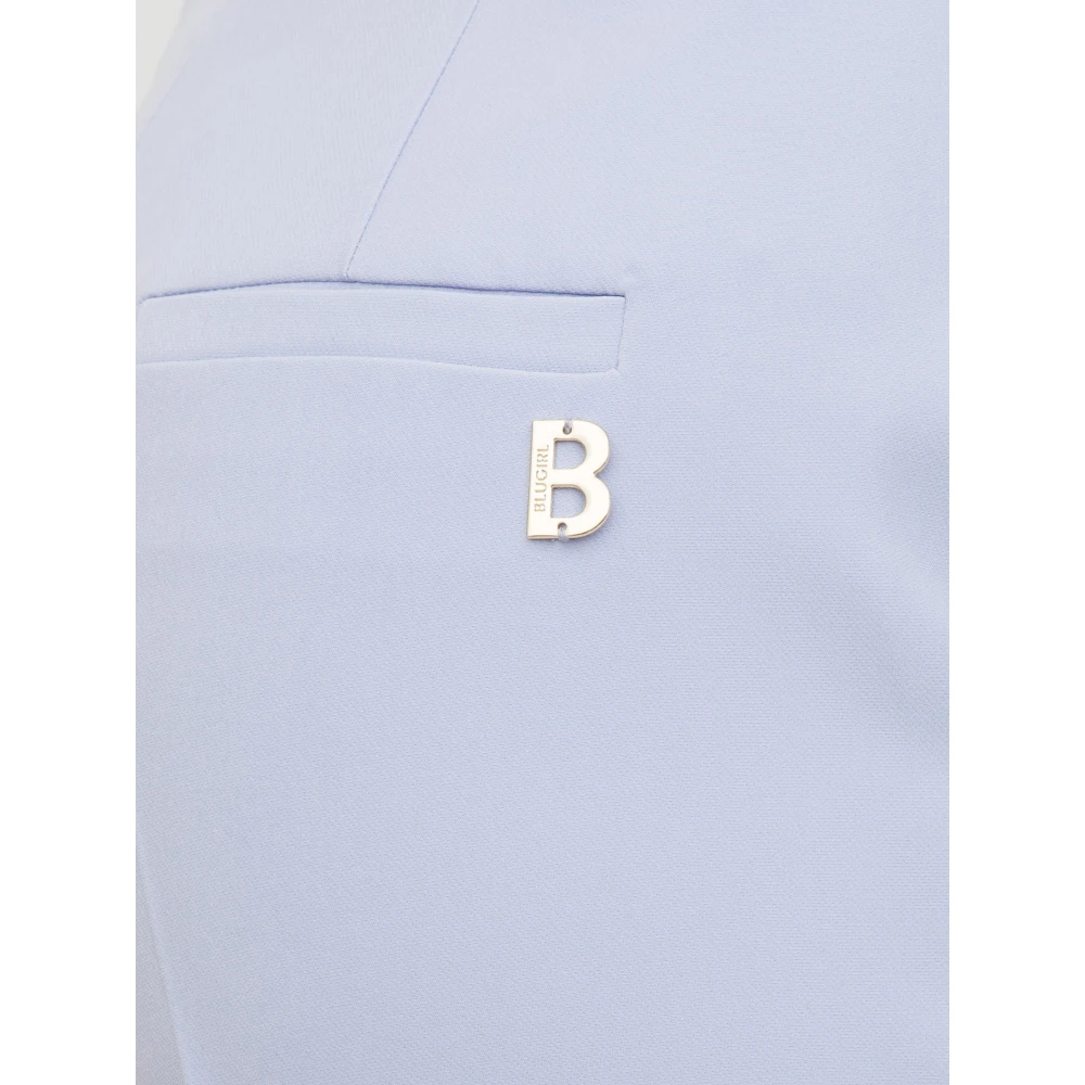 Blugirl Lange Paarse Broek Purple Dames