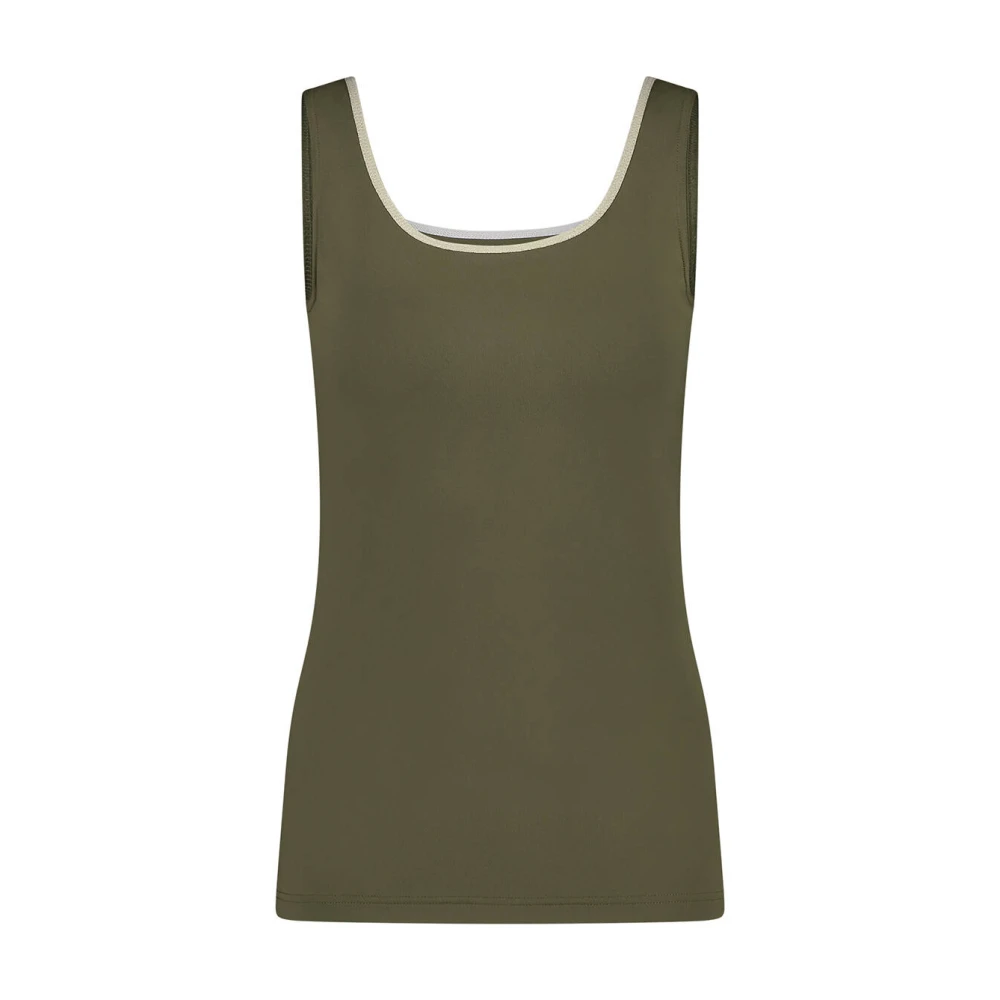 NUKUS Dames Tops & T-shirts Juba Singlet Olijf