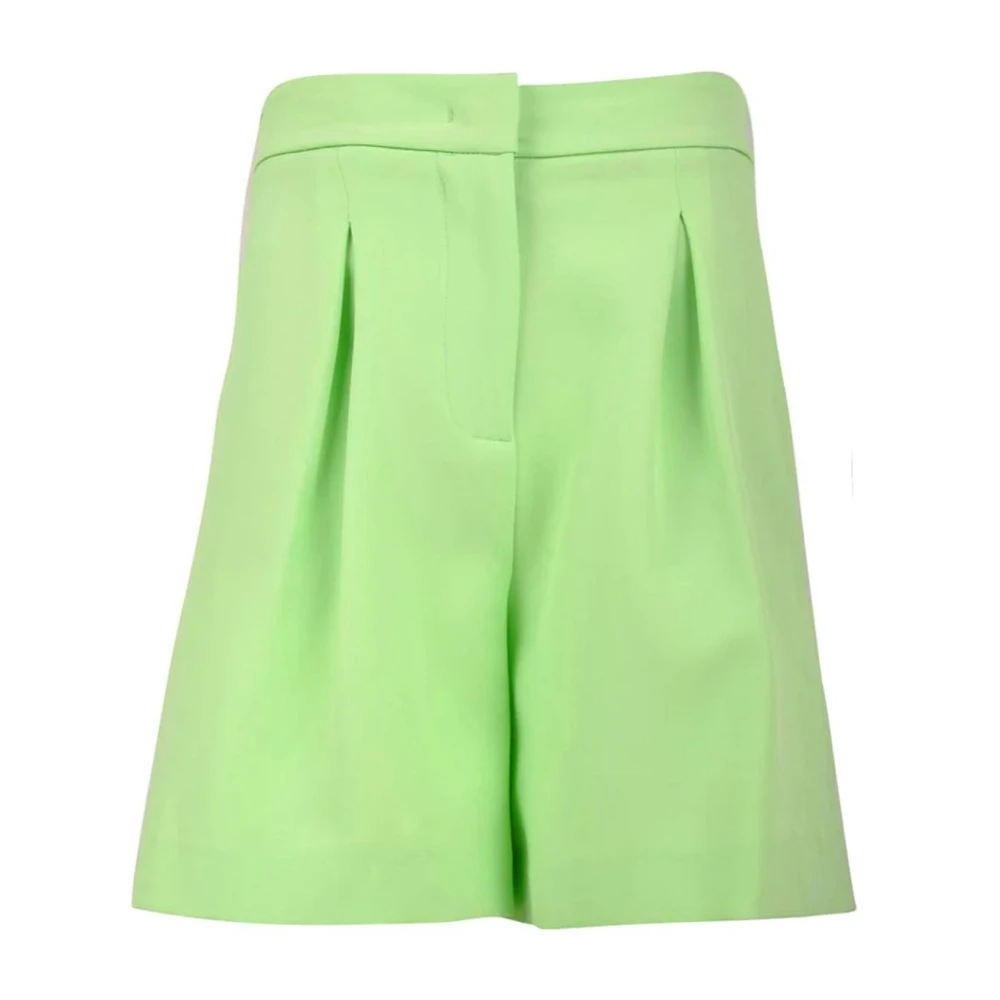Hinnominate Grön Elegant Bermuda Shorts med Dragkedja Green, Dam