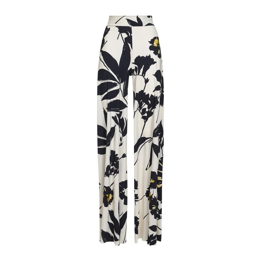 Chiara Boni Women's Multicolor Wide Trousers, S, Ava Wide Trousers