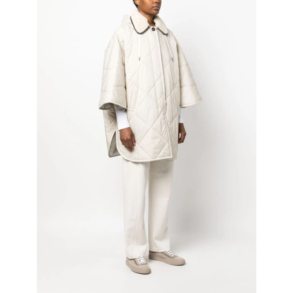 BRUNELLO CUCINELLI Stijlvolle jas voor mannen White Dames