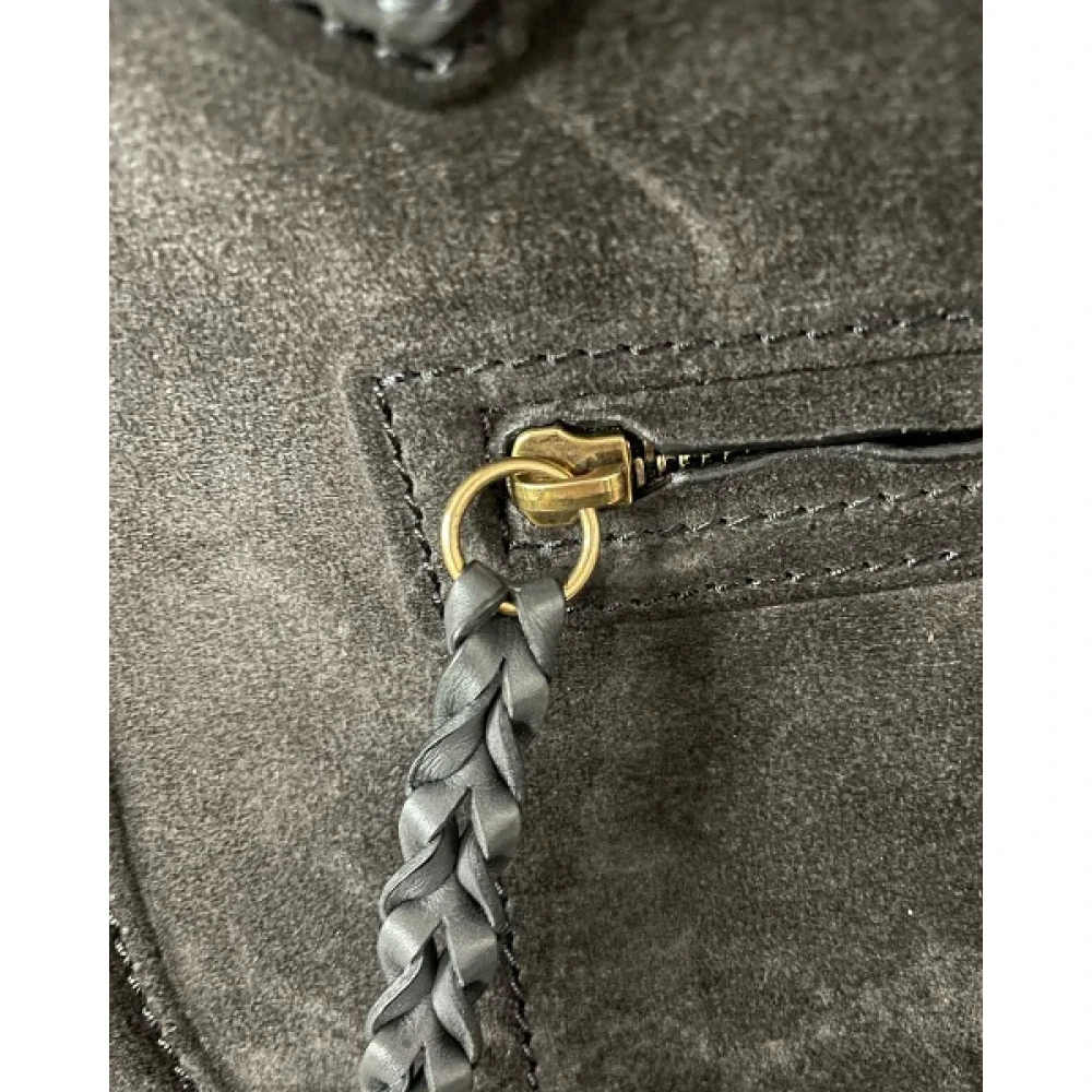 Celine Vintage Pre-owned Suede celine-bags Black Dames