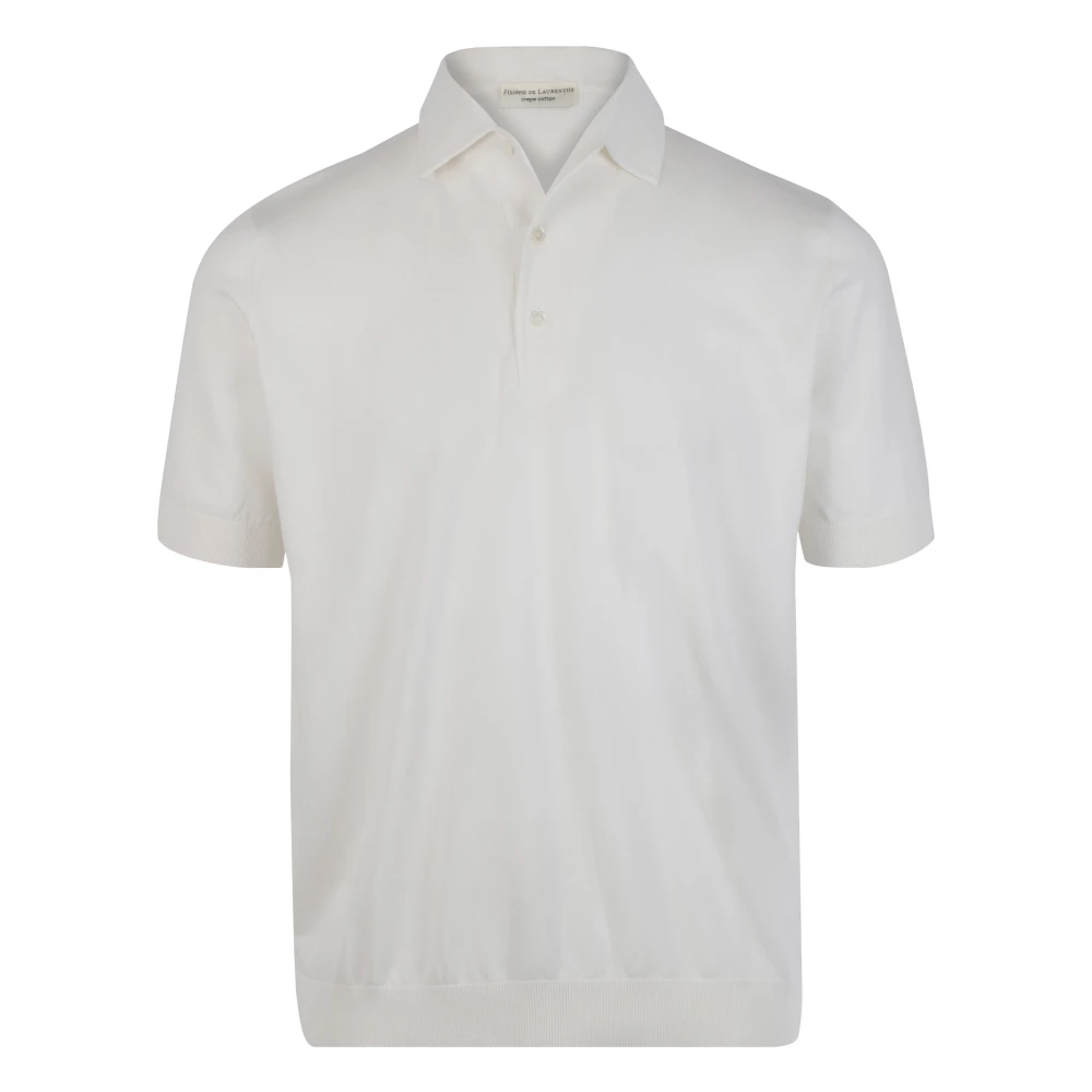 Filippo De Laurentiis Stijlvolle Shirts & Polo's Collectie White Heren