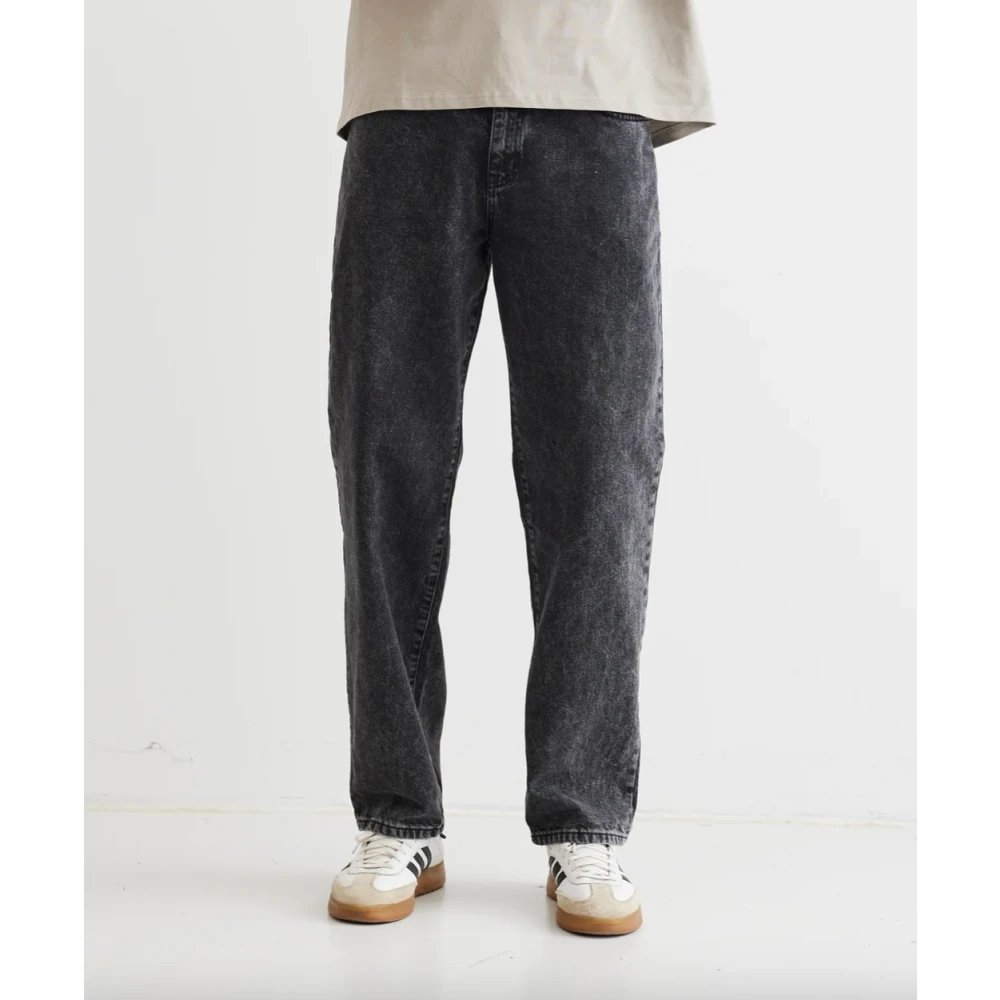 Woodbird Zwarte jeans met Thun-stijl Gray Heren
