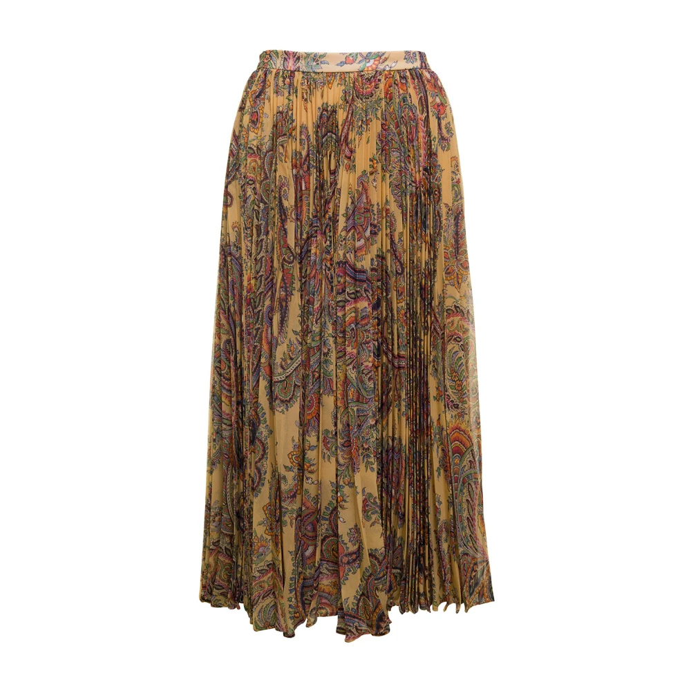 Etro Women's Multicolor Maxi Skirts, M, Maxi Skirt