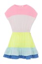 robe-multicolore-a-manches-courtes