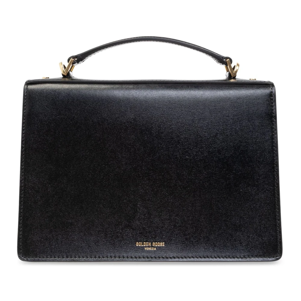 Golden Goose Palmellato Leren Handtas Black Dames