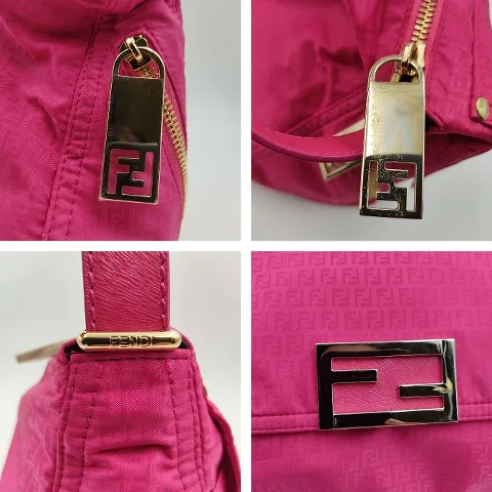 Fendi Vintage Pre-owned Canvas fendi-bags Pink Dames