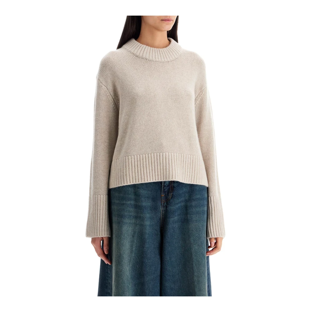 Cashmere Pullover Sweater med Fisherman-kanter